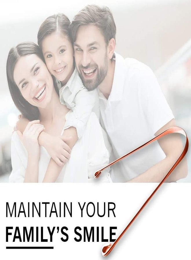 Red Champion Tongue Cleaner Scrapper Maintains Oral Hygiene Flexible handle and Comfortable Grip, Effective Copper Tongue Cleaner Helps Relief from Bad Breath Set of 12 - Image 4